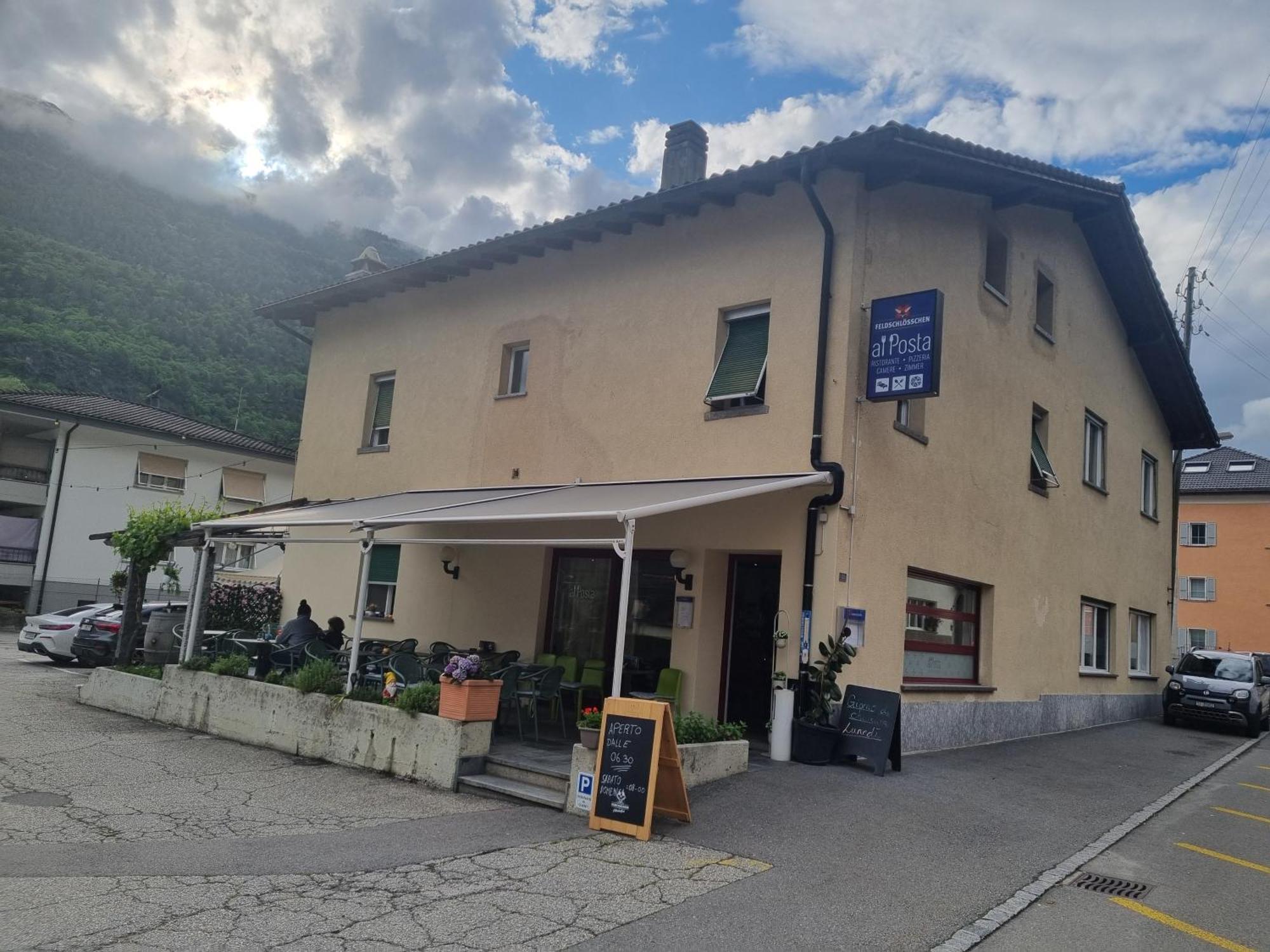 Отель Ristorante Pizzeria Al Posta, Con Alogio Malvaglia Экстерьер фото